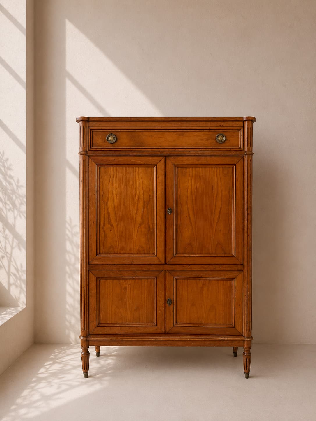 French Louis XVI Style TV Cabinet - French antique cabinets 2