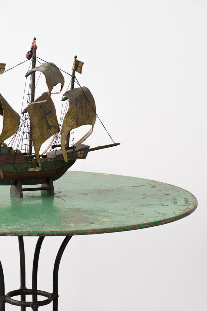 French Cast Iron Napoleon III Garden Gueridon Table - French antique 餐桌 2