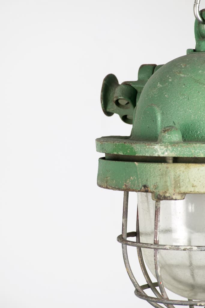 Eastern European Explosion-proof Factory Lamp - French antique industrial lighting 4