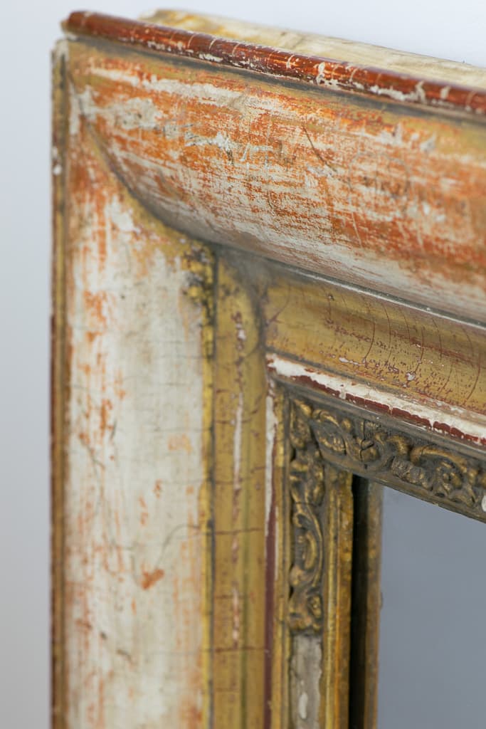 Late 19th Century French Giltwood Mirror, Original Patina - French antique mirrors 3