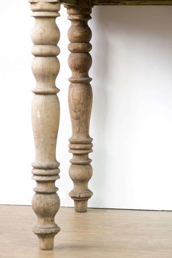French Oak Wood Country Side Table - French antique side tables 4