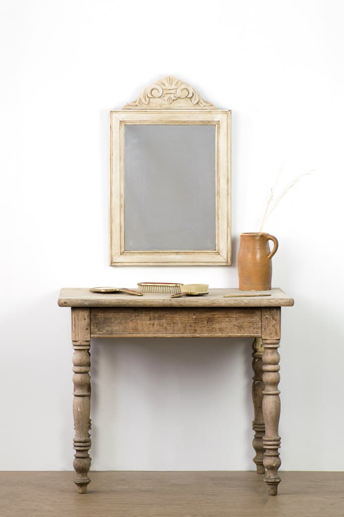 French Oak Wood Country Side Table - French antique side tables 6