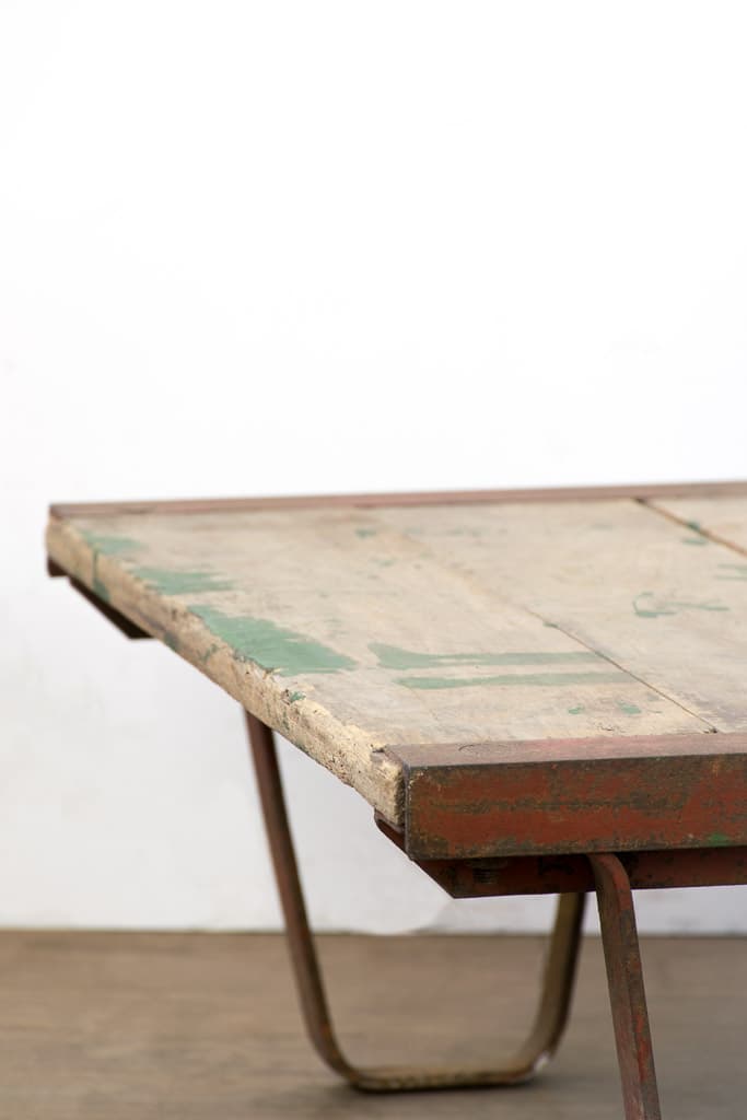 French Industrial Style Coffee Table - French antique coffee tables 4