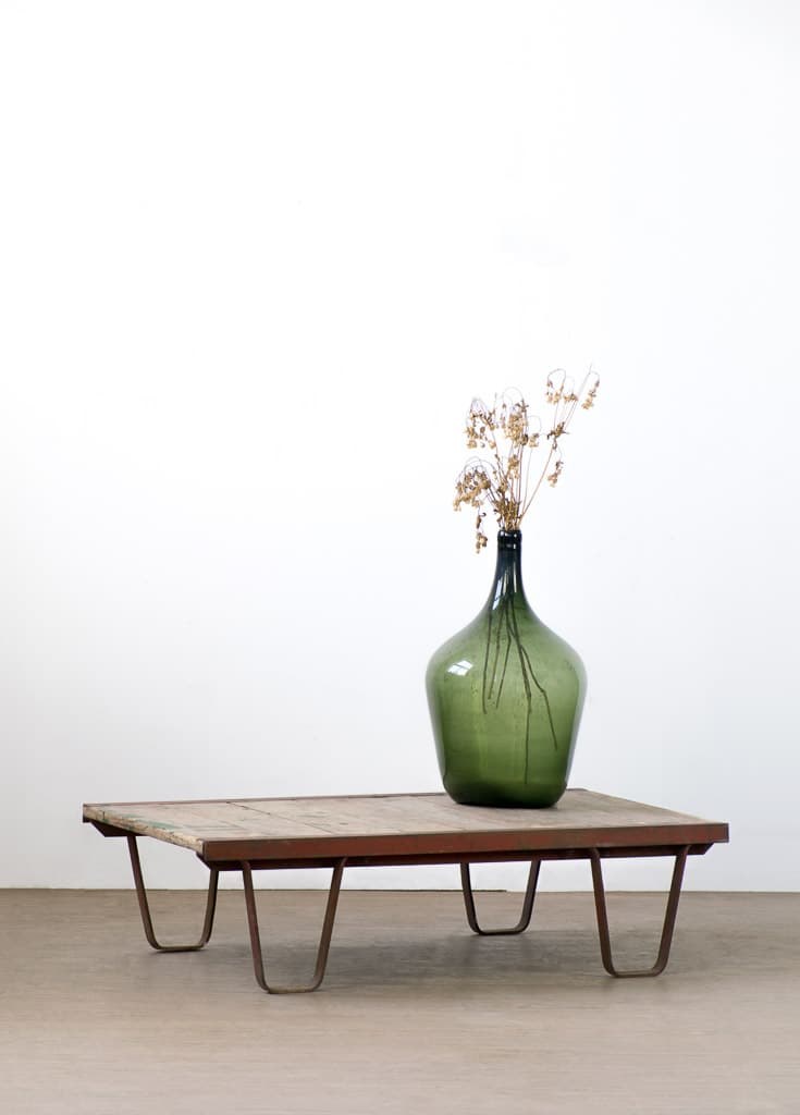 French Industrial Style Coffee Table - French antique coffee tables 2