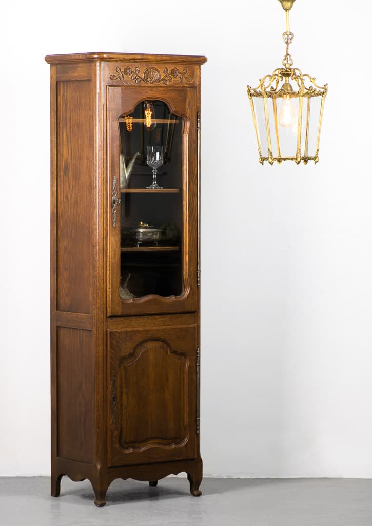 French Louis XV Style Display Cabinet - French antique display cabinet 3
