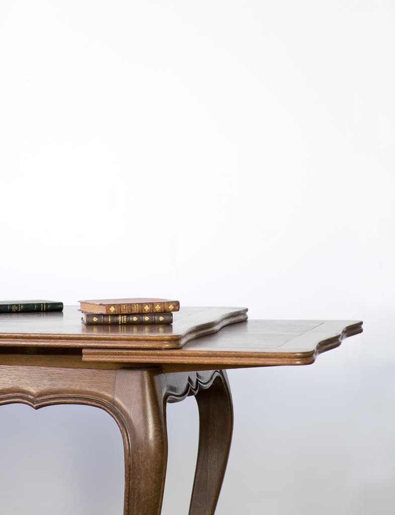 French Louis XV Style Oak Dining Table - French antique dining tables 3