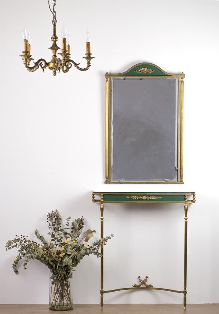 French Empire Style Table and Mirror Set - French antique mirrors 2