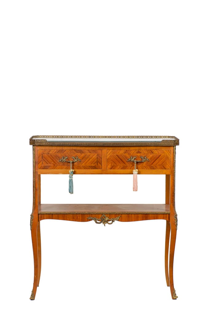 Elegant 19th Century Louis XVI Style Side Table - French antique side tables 4