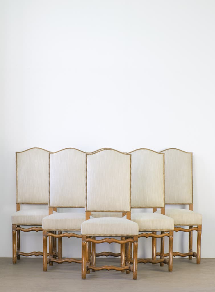 Set of Six French Louis XIII Style Chair - French antique dining chairs 5