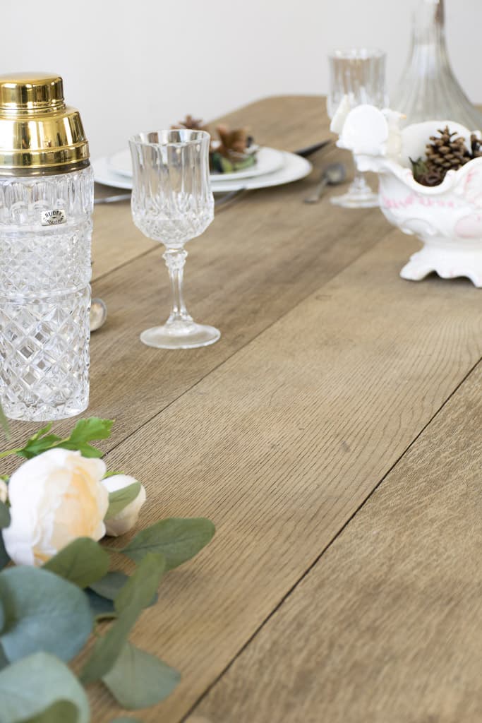 French Oakwood Trestle Style Farmhouse Dinning table - French antique dining tables 3