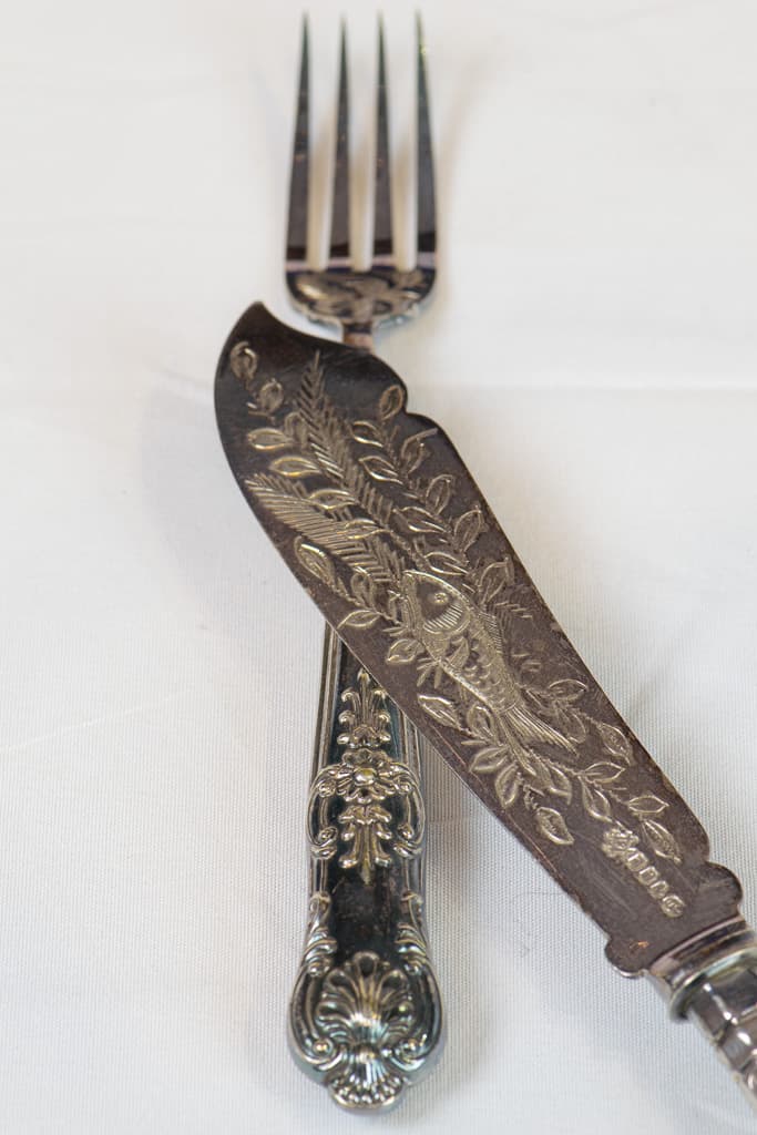 Beautiful Set of 24 Silver Cutlery in Original Case - French antique decorative objects 3
