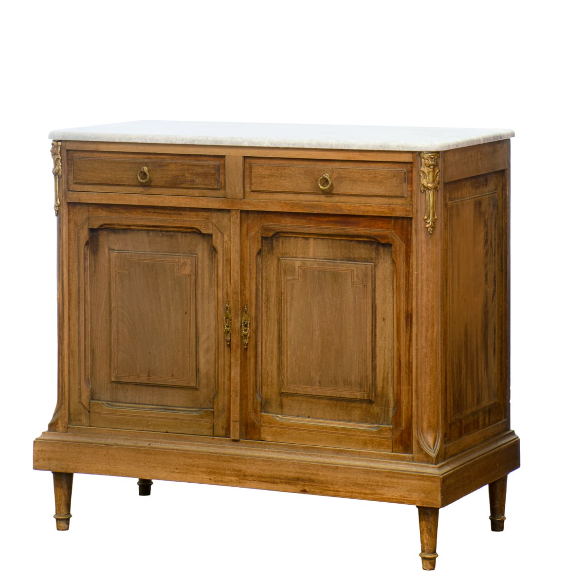 French Country Marble Top Sideboard/Buffet - French antique cabinets 2