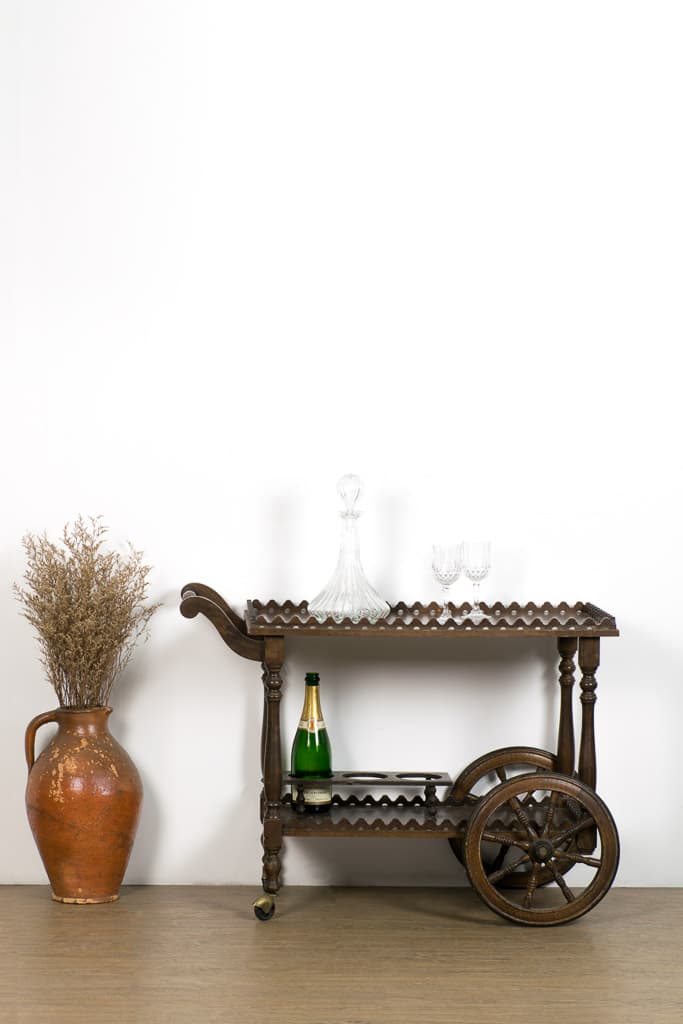 法國老餐酒推車 - French antique side tables 3