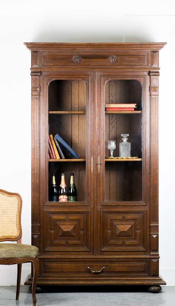 French Napoleon III Style Display Cabinet - French antique display cabinet 2