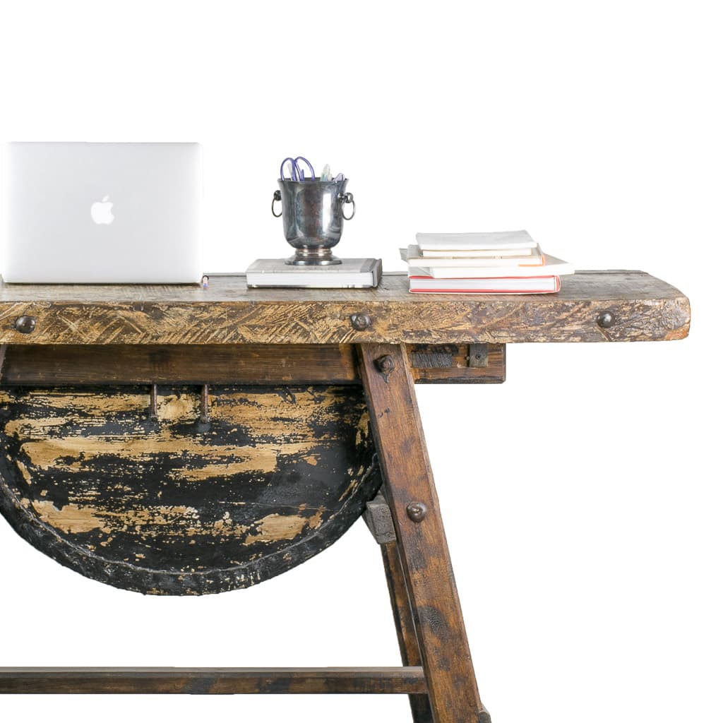 French Industrial Carpenter’s Work Table, Interwar Period - French antique side tables 2