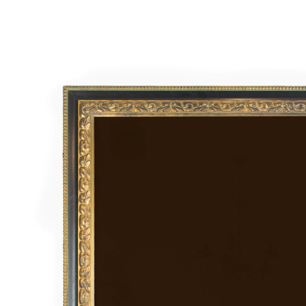 Patinated and Gilt wood Neoclassical Full Height Mirror - French antique mirrors 3