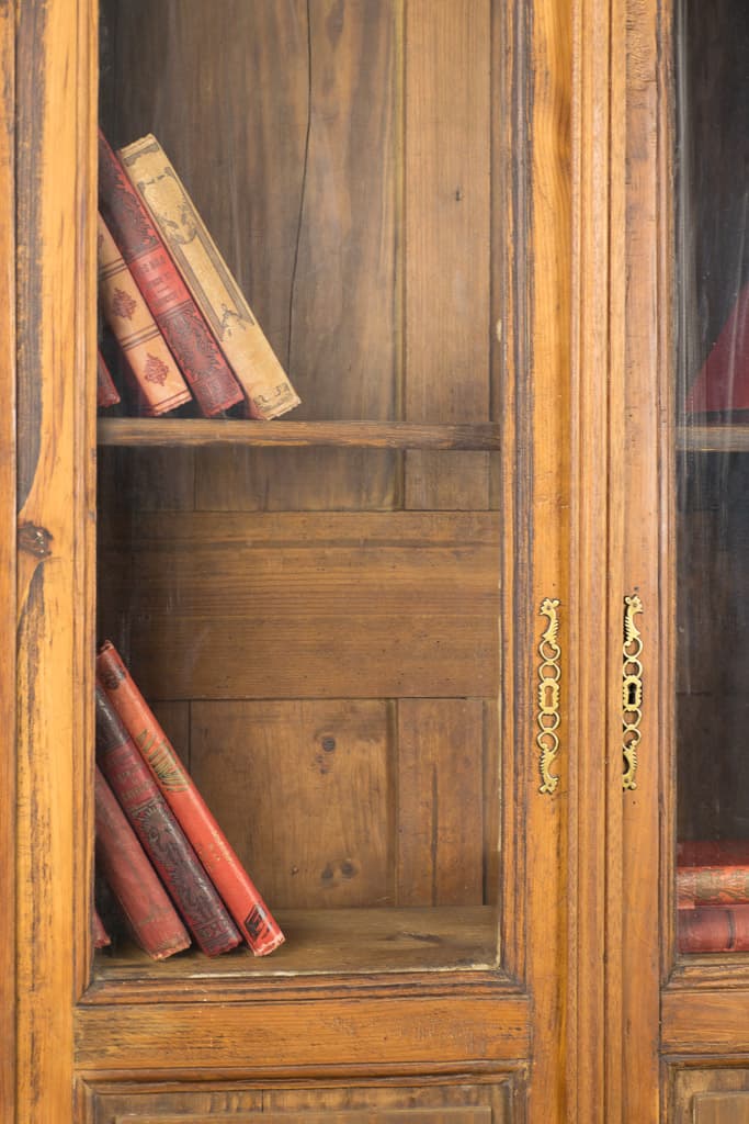 French Napoleon III Bookcase - French antique display cabinet 4