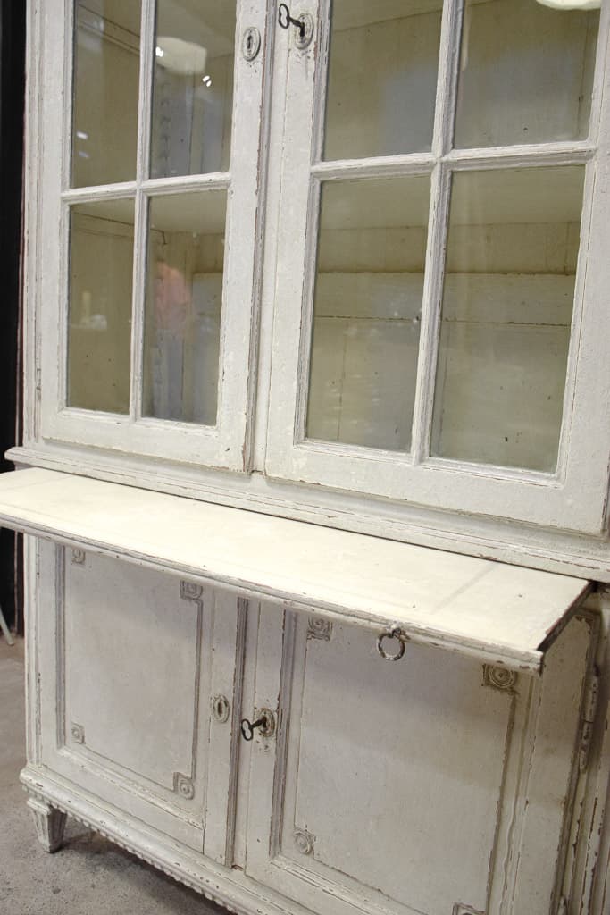 Rare 19th century French Louis XVI Style Display Cabinet - French antique display cabinet 3