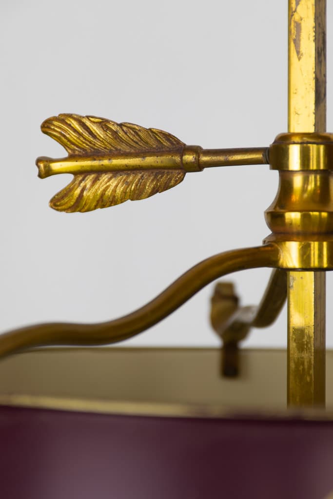 Early 20th Century Brass Bouillote Desk Lamp - French antique table lamps 4