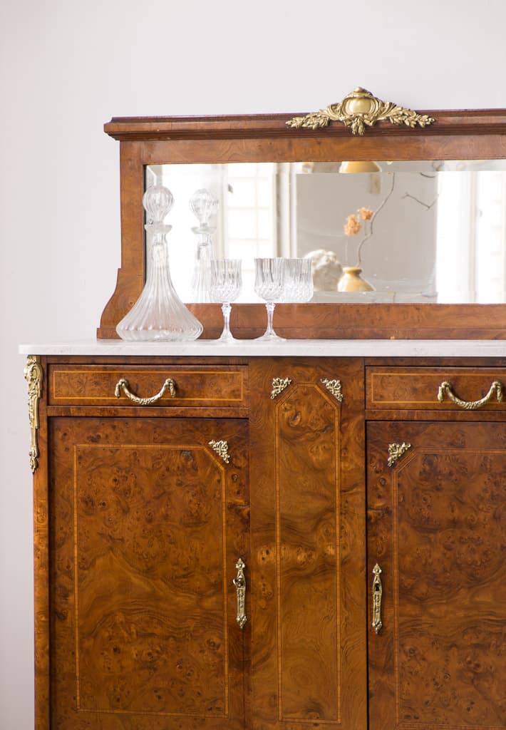 Louis XVI Style Marble-top Chest of Drawers - French antique cabinets 2