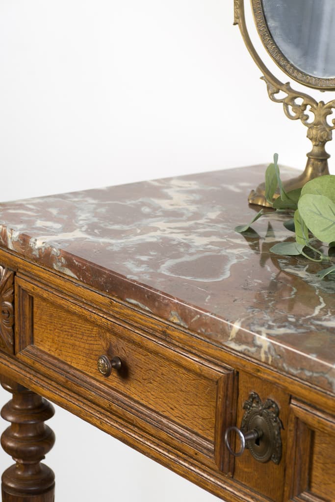法國路易 XVI 古董邊桌. - French antique side tables 4