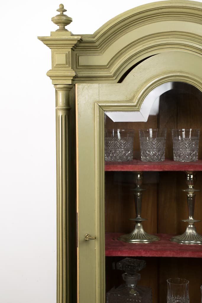 French Louis XV Style Display Cabinet - French antique display cabinet 4