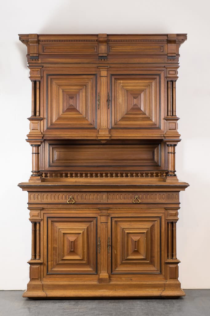 One of a Kind French Henry II Style Antique Cabinet - French antique bookcases & armoires 2