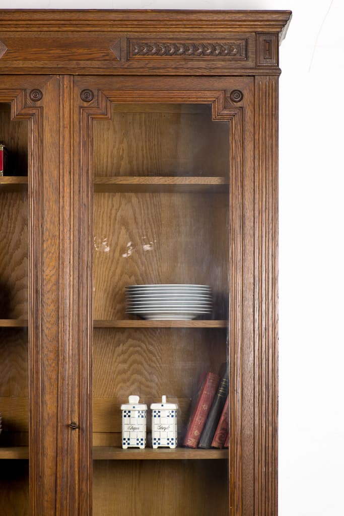French Napoleon III Display Cabinet - French antique display cabinet 2