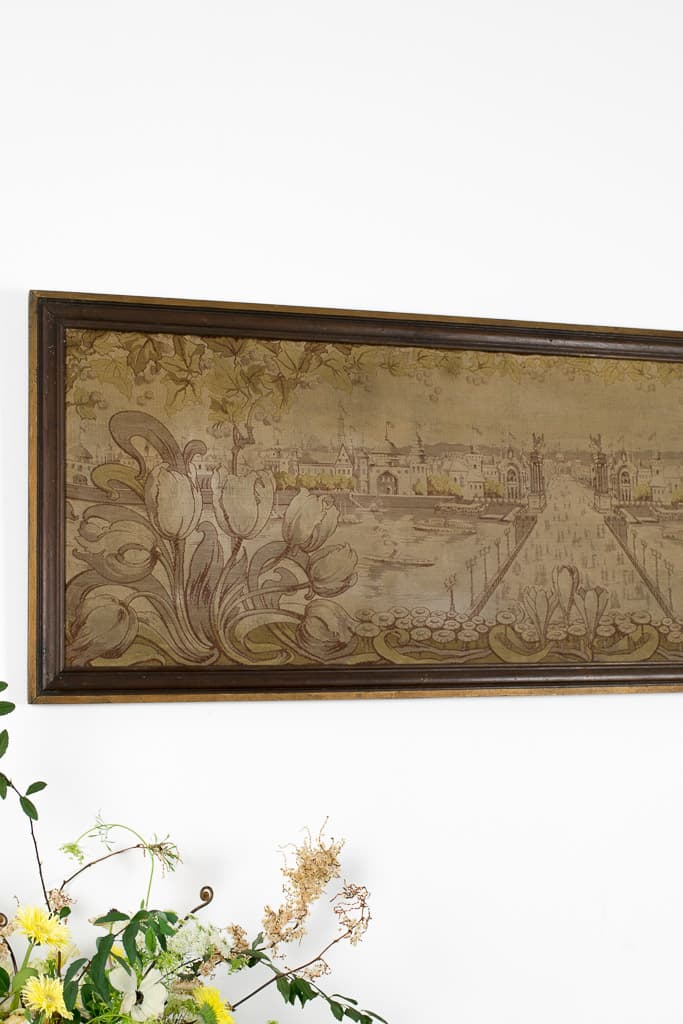Hand Knitted French Decorative Tapestry - French antique decorative objects 4