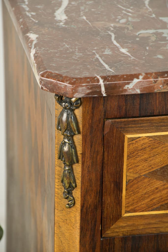 French Art deco MarbleTop Sideboard - French antique chest of drawers 2