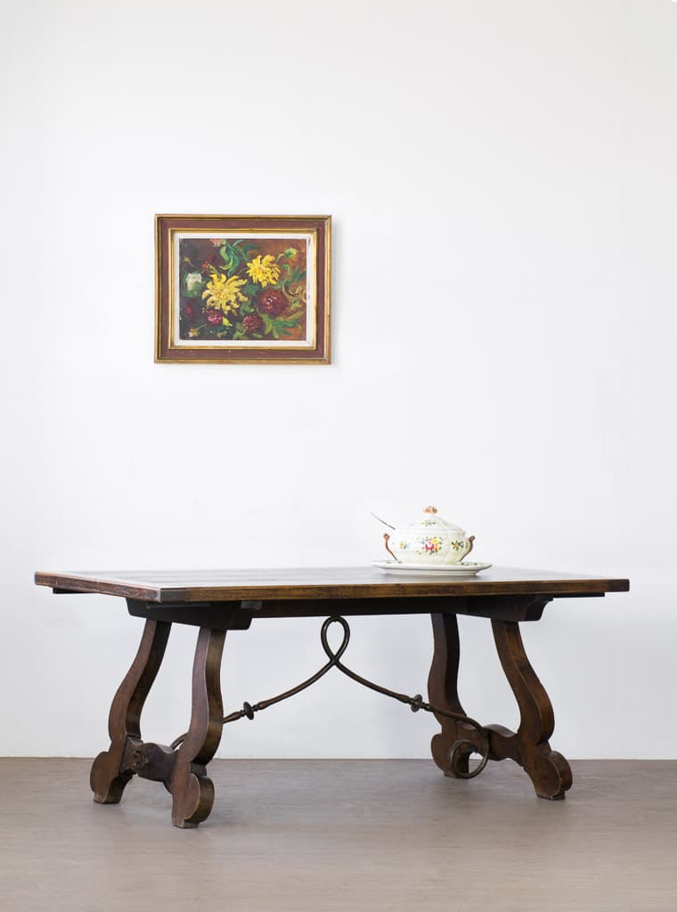 Spanish Style Dining Table, circa 1920 - French antique dining tables 4