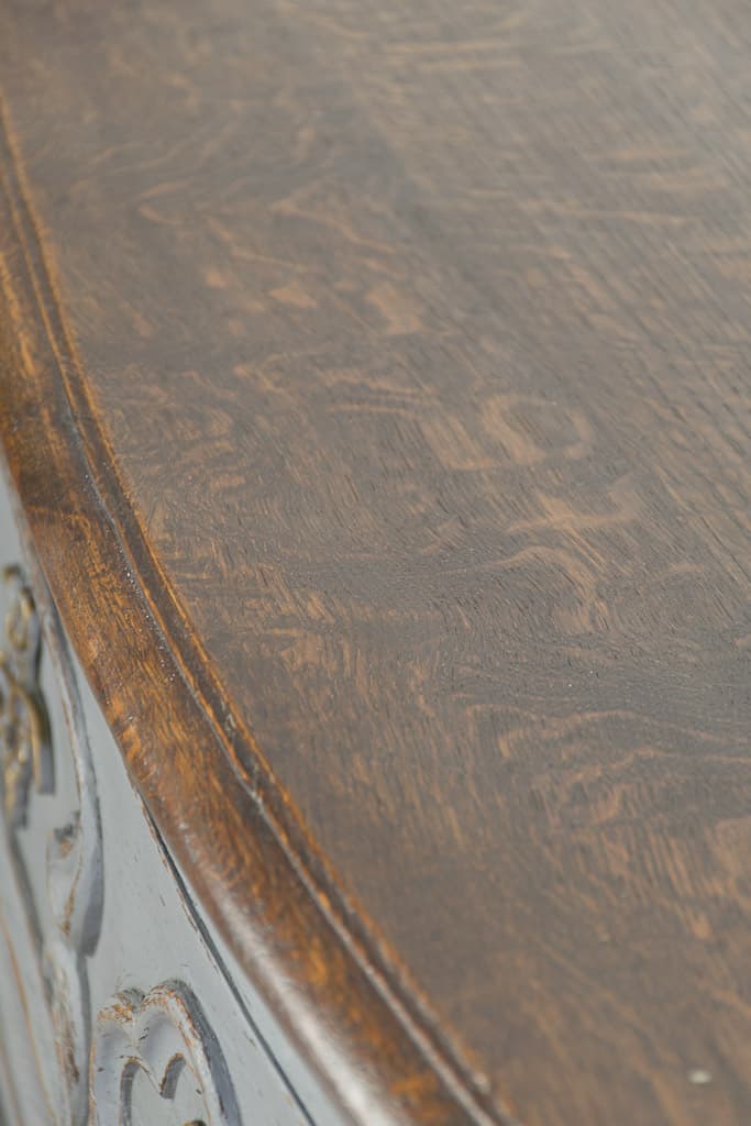 Late 19th Century Louis XV Style Hand-Painted Oak Chest of Drawers - French antique chest of drawers 3