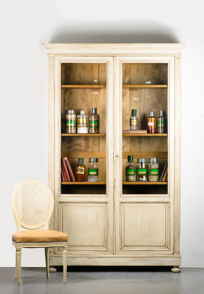 French Louis-Philippe Style Display Cabinet - French antique display cabinet 2