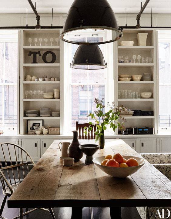 Black Enamel Vintage Industrial Pendant Light - French antique industrial lighting 7