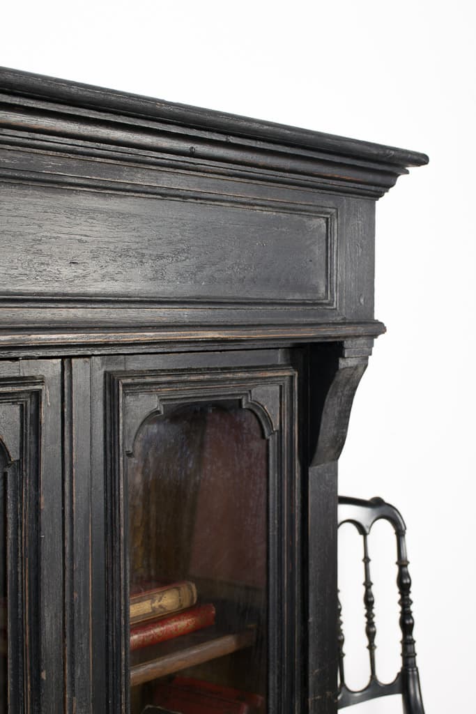 French Napoleon III Display Cabinet - French antique display cabinet 2