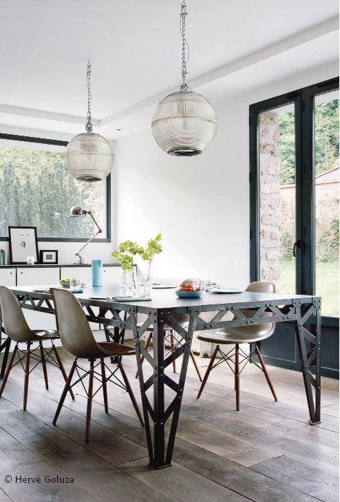 Mid-Century Modern Holophane Paris Street Lights - French antique chandeliers & pendants 8