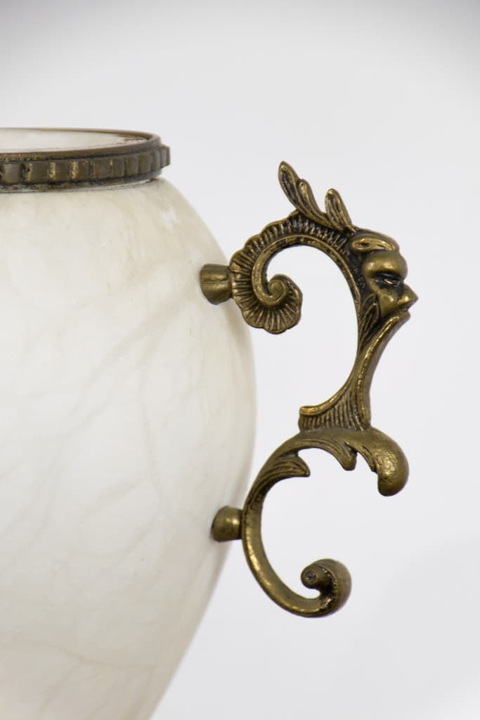 French Louis XVI Style Marble Vase - French antique decorative objects 3