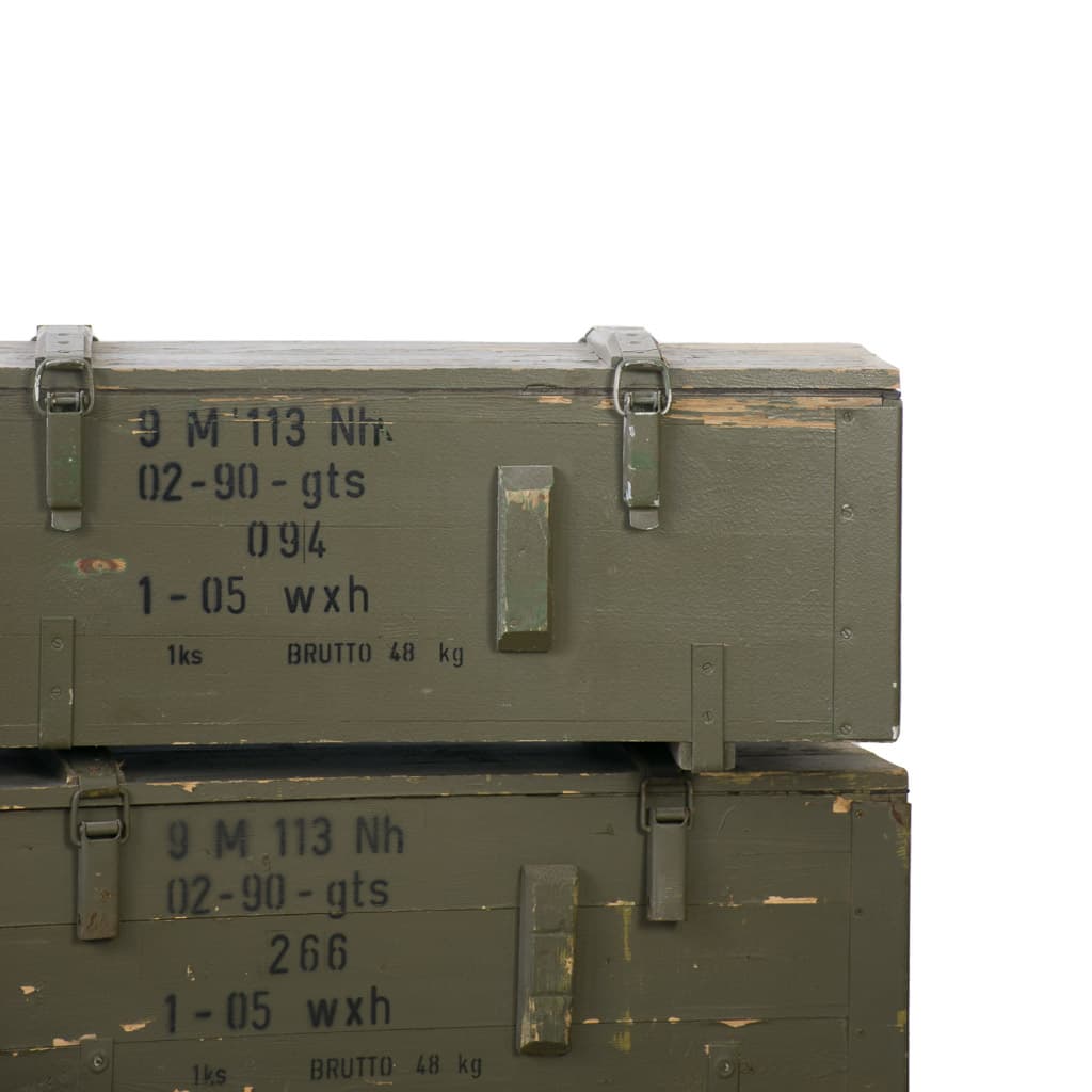 Pair of Eastern European Military Trunk - French antique trunks 2