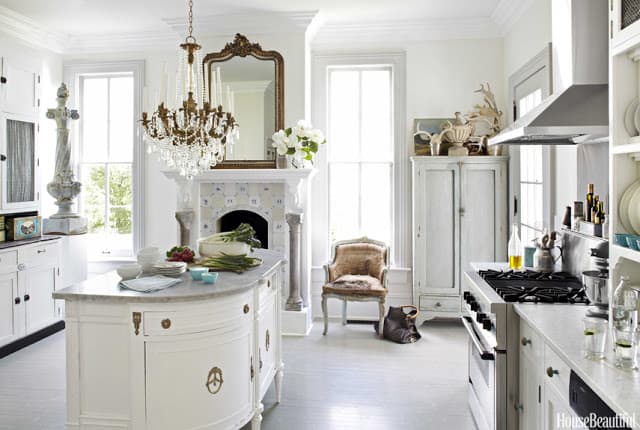Unique French Louis XVI Style Marble Top Sideboard - French antique cabinets 4