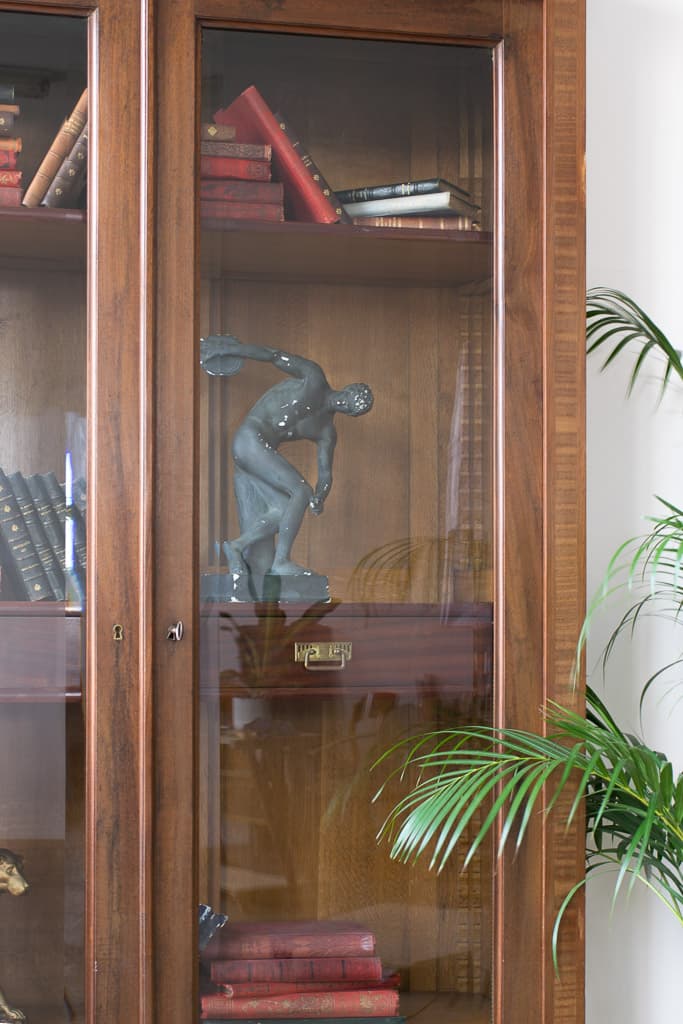 French Louis XVI Style Display Cabinet - French antique display cabinet 4