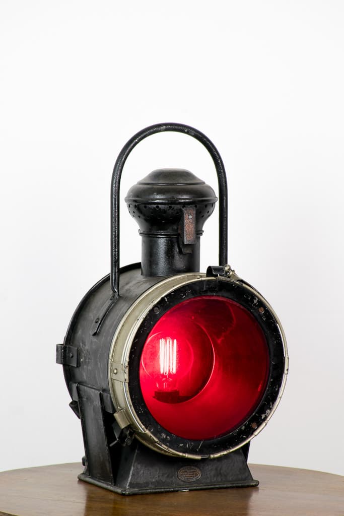 French Steam Locomotive Headlight - French antique floor lamps 2