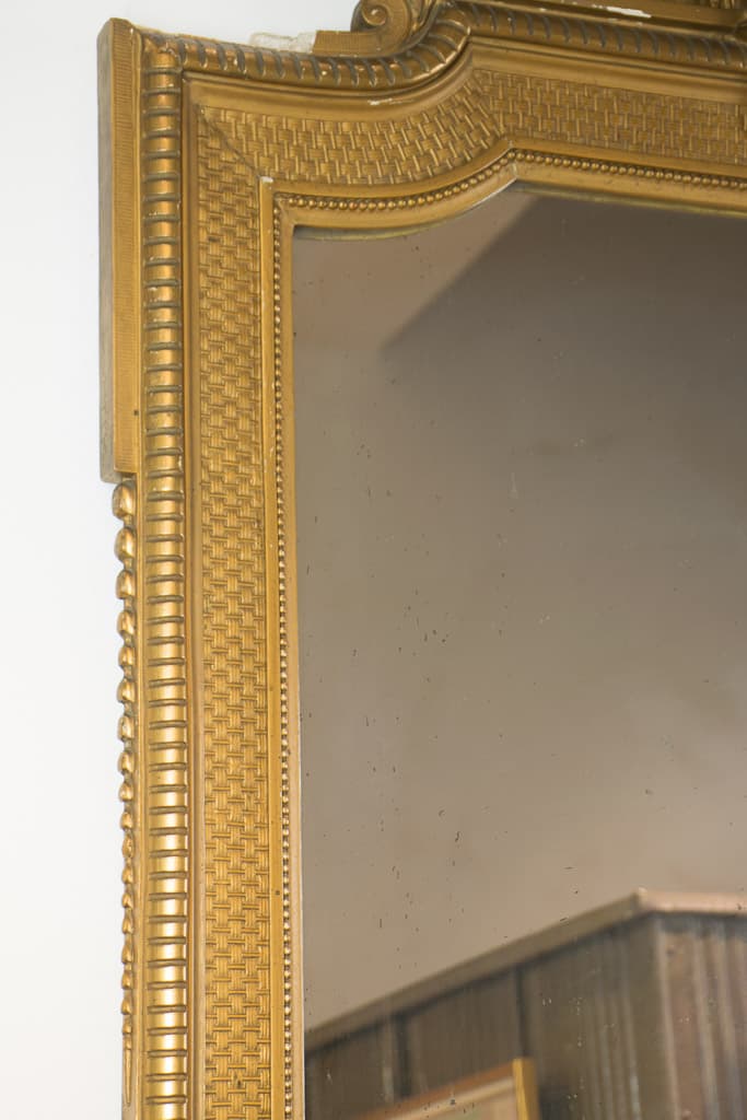 French 18th Century Louis XVI Style Gilt wood Full Height Mirror - French antique mirrors 6