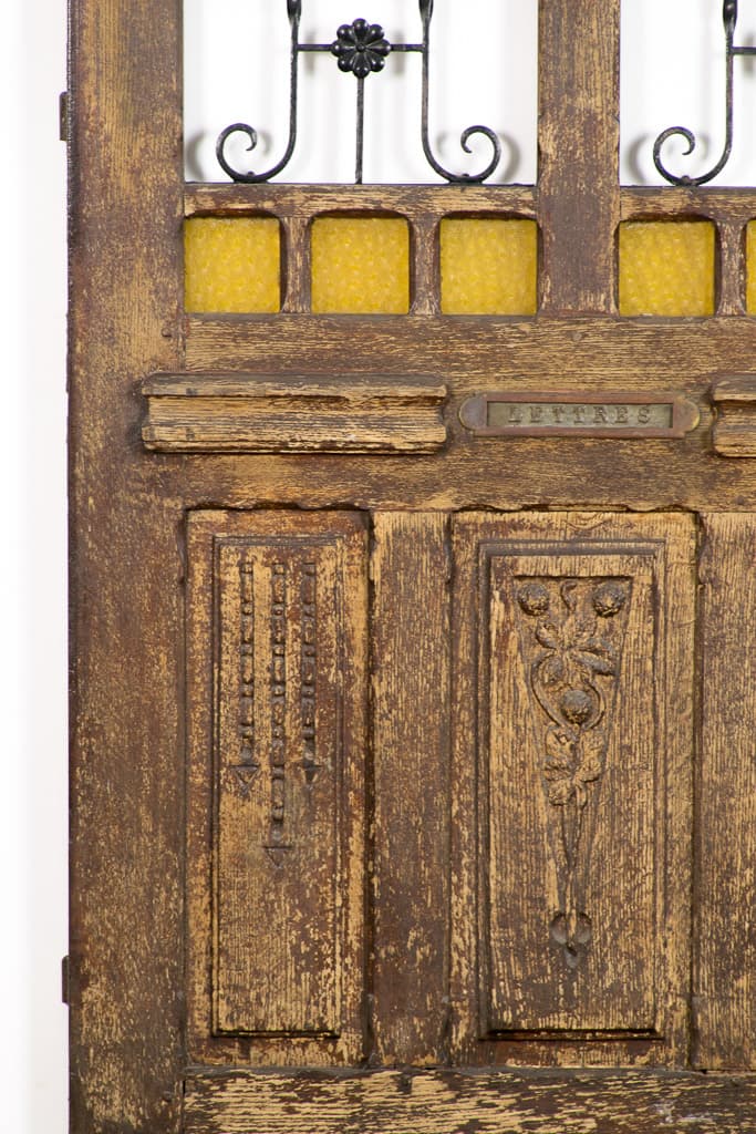 Late 19th Century French Old Door, Original Patina - French antique doors 5