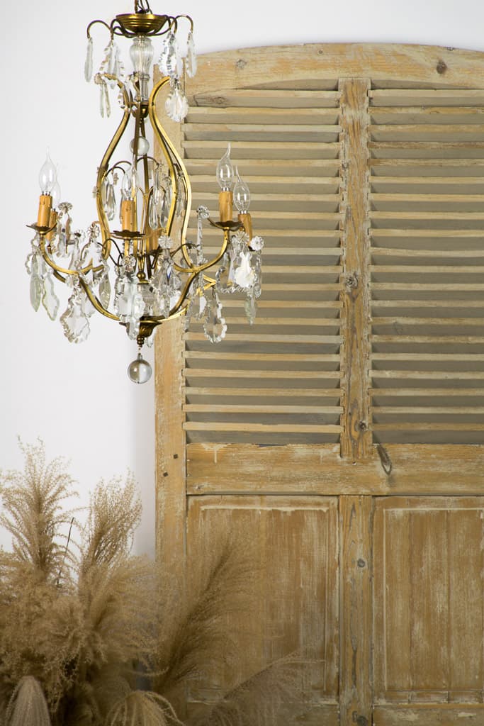 French Louis XV Style Crystal Chandelier - French antique chandeliers & pendants 3