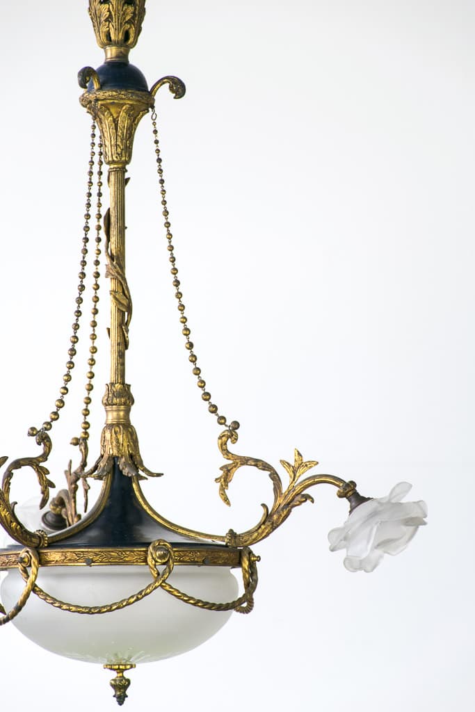 Magnificent French Louis XVI Style Chandelier - French antique chandeliers & pendants 3