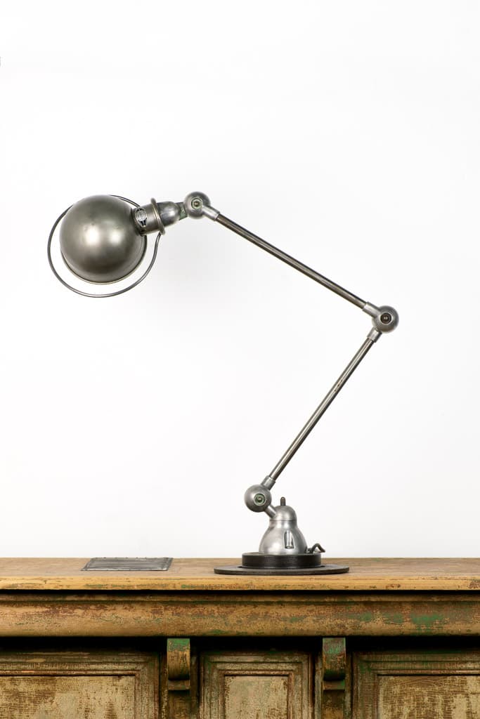 French Industrial Style Desk Lamp by Jielde - French antique table lamps 2