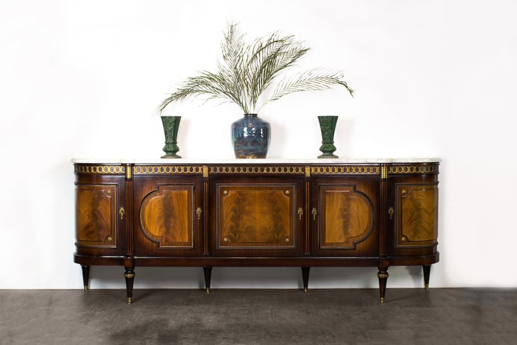 Exceptional Louis XVI Style Sideboard Signed JP Ehalt - French antique cabinets 4