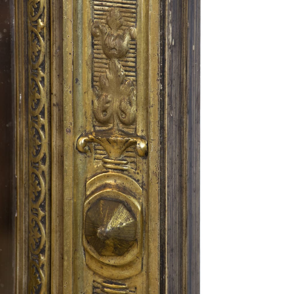 19th Century Gilt Wood Napoleon III Full Height Mirror - French antique mirrors 5