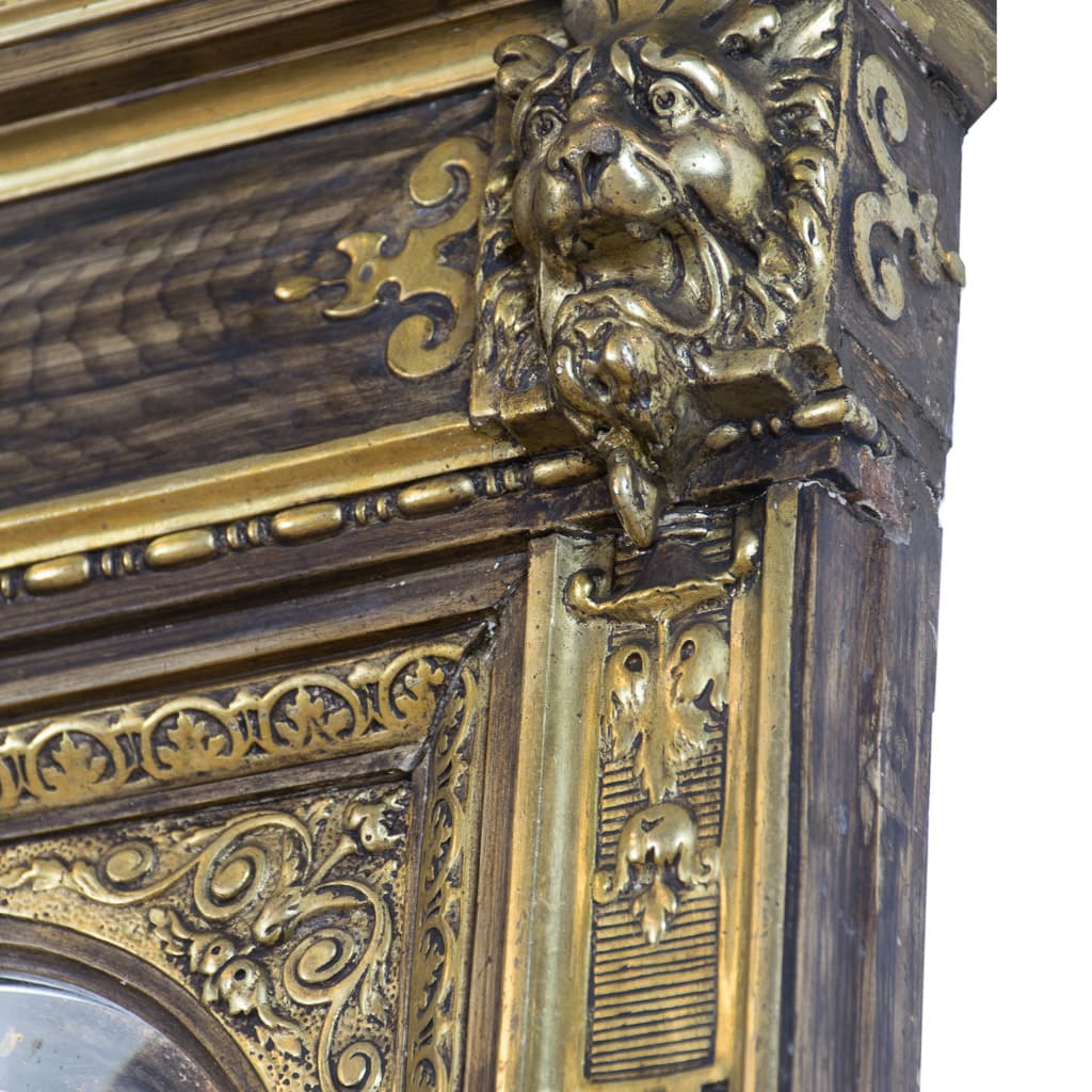 19th Century Gilt Wood Napoleon III Full Height Mirror - French antique mirrors 4
