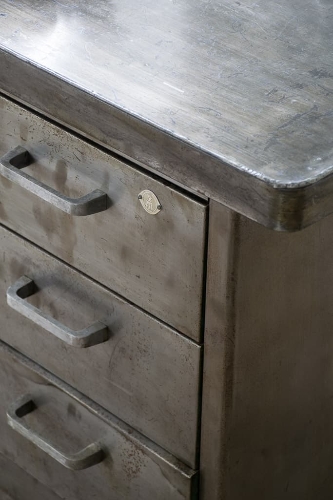 French Strafor Metal Desk, circa 1950' - French antique desks 2